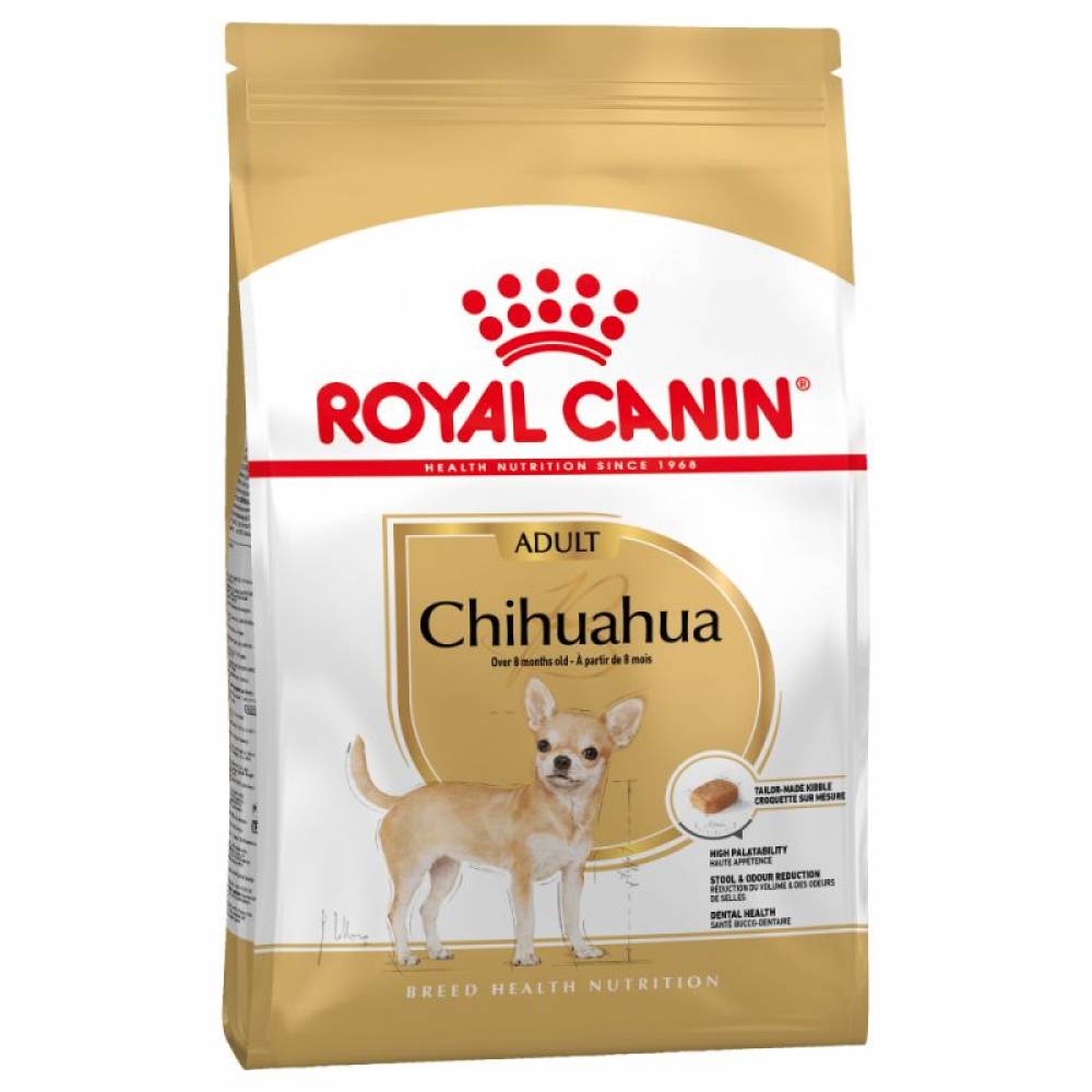 Премиум храна Royal Canin Chihuahua Adult. Пакет от 0.5 или 1.5кг.