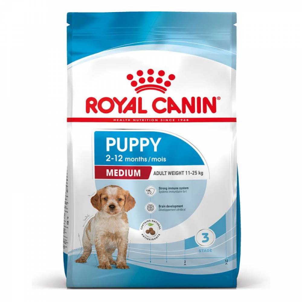 Премиум храна Royal Canin Medium Puppy - 15кг.
