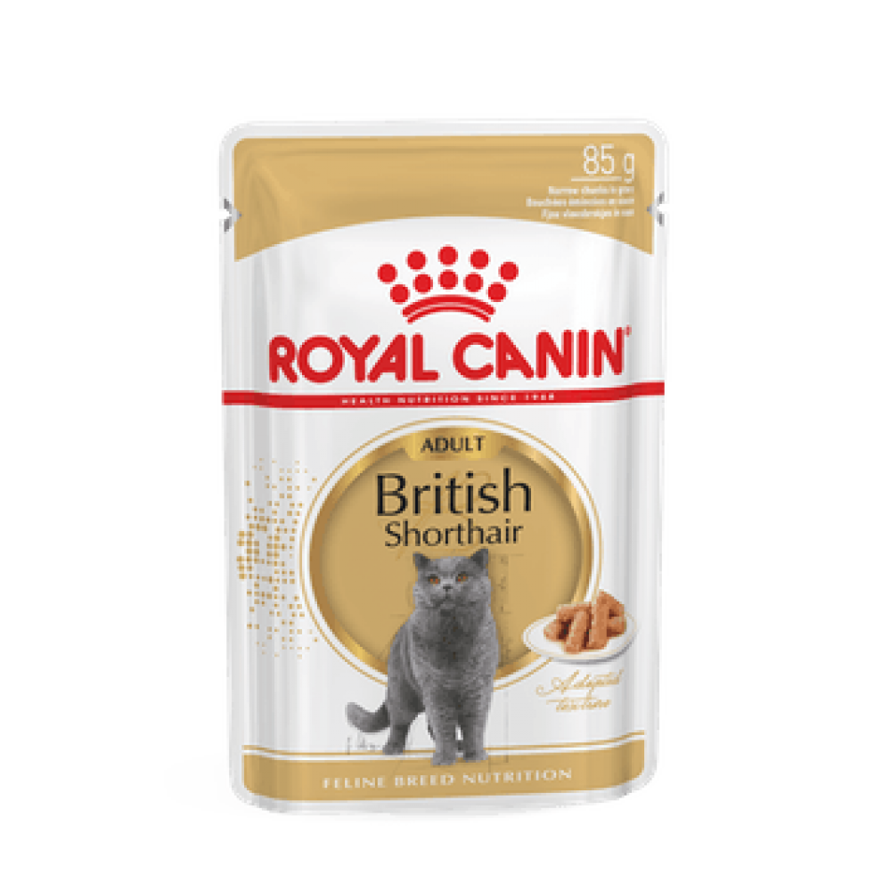 Royal Canin British Shorthair Специализиран пауч за котки 85 гр