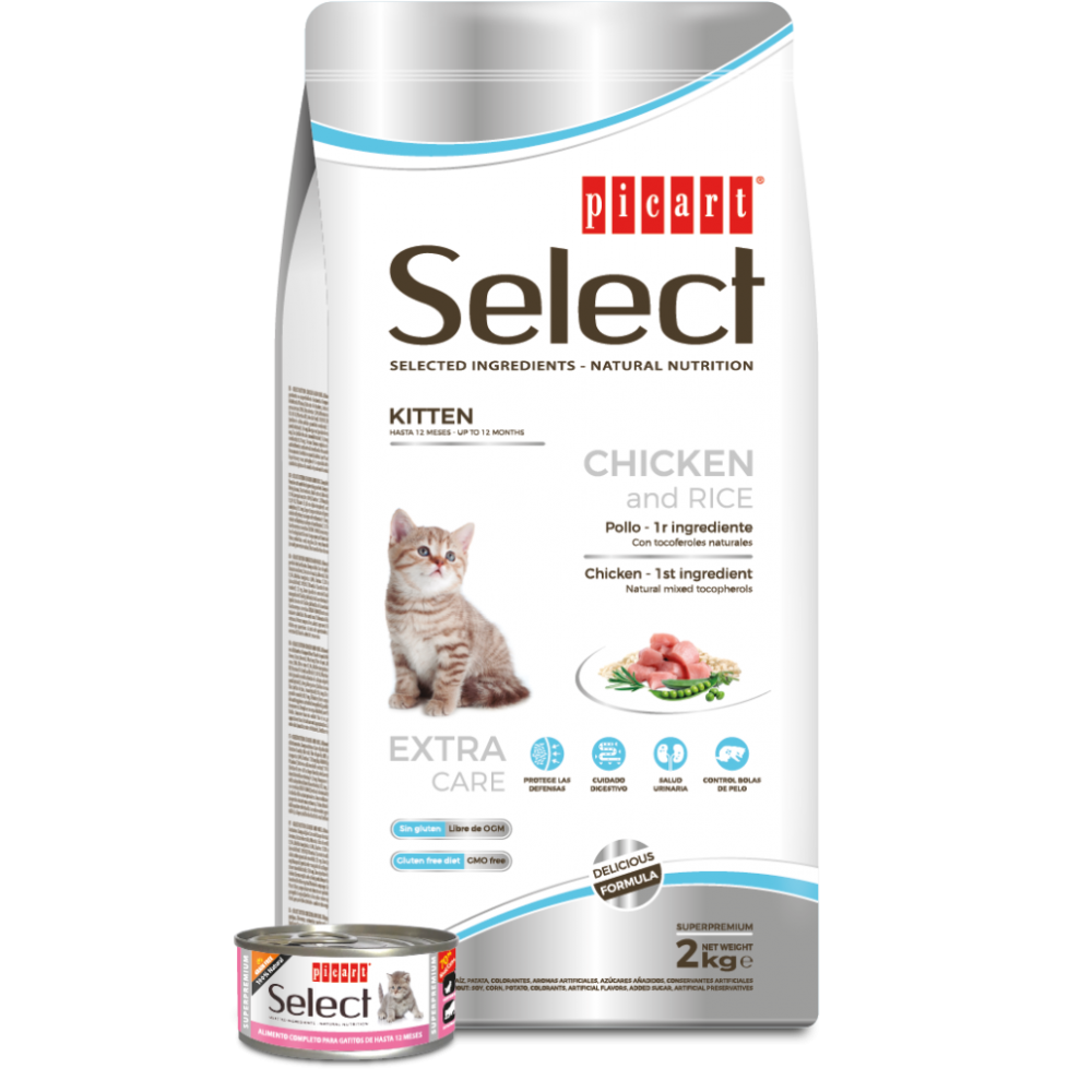 Премиум храна SELECT CAT Kitten - 2кг