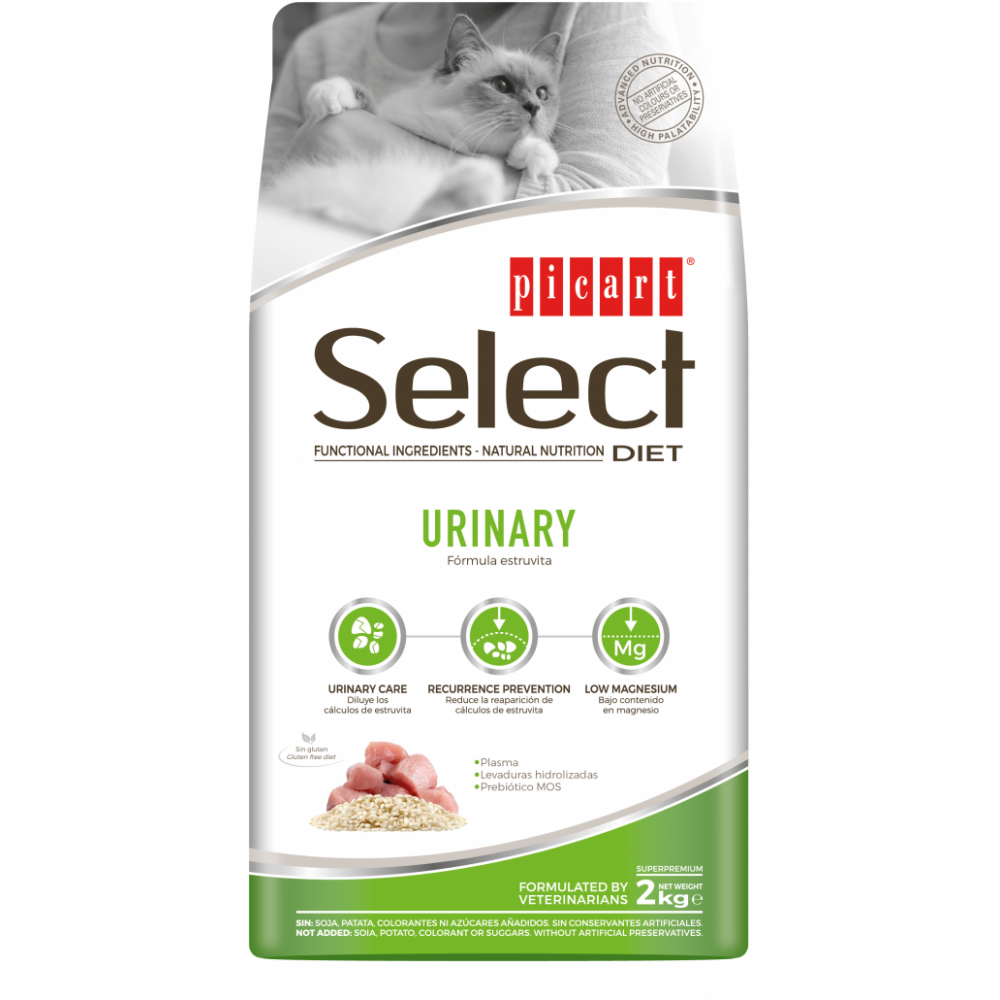 Специализирана диетична храна Select DIET Cat URINARY - 10кг
