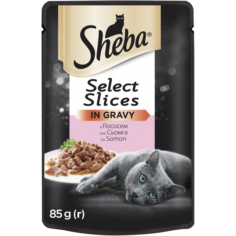 Sheba Select Slices Премиум пауч за коткти хапвки в сос 85 гр