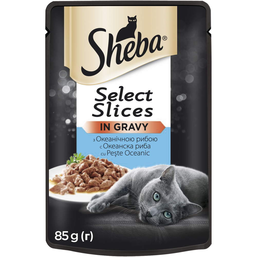 Sheba Select Slices Премиум пауч за коткти хапвки в сос 85 гр