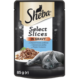 Sheba Select Slices Премиум пауч за коткти хапвки в сос 85 гр