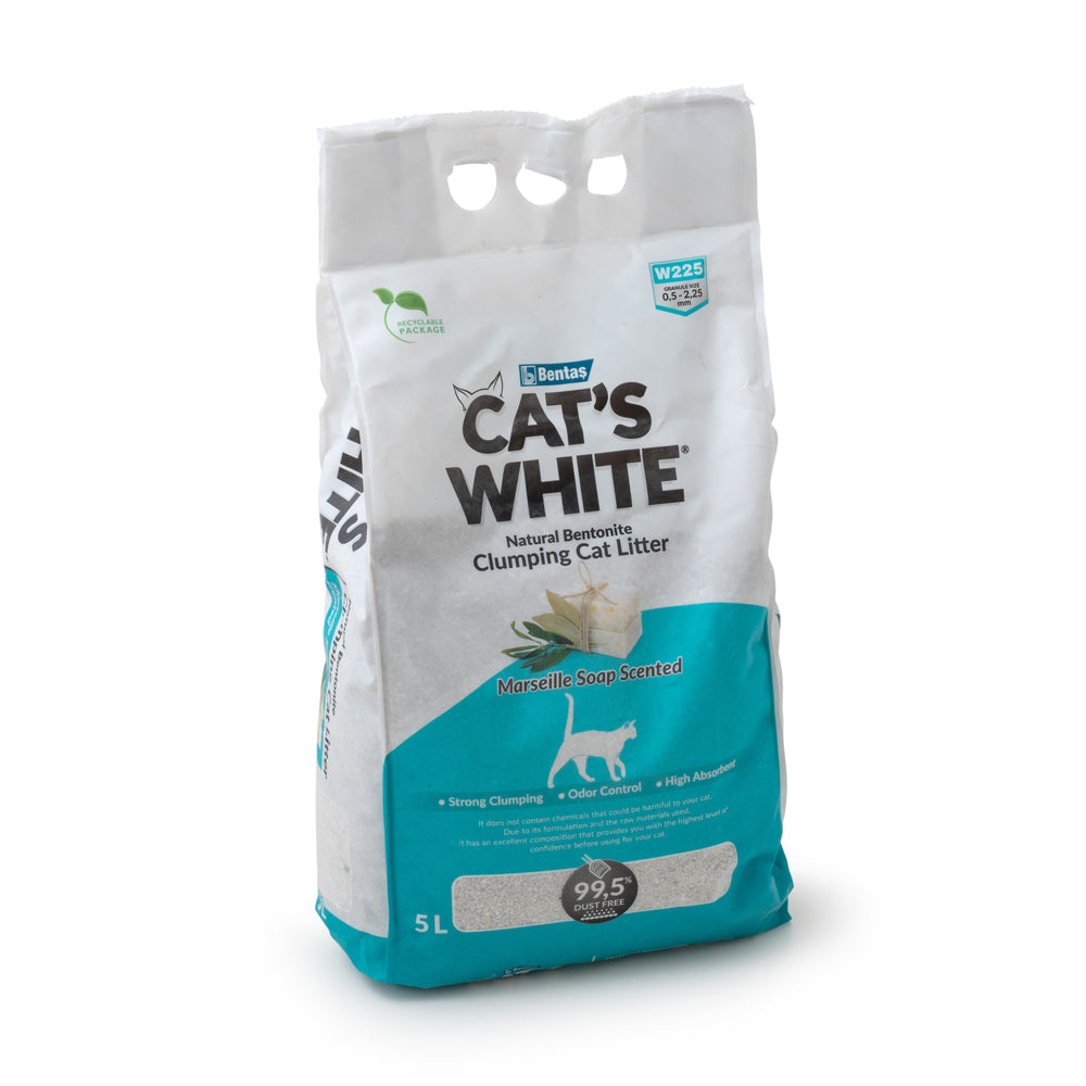 Bentas Cat's White Премиум бентонит за котешка тоалетна 5л