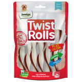Дентално лакомство за кучета DENTALIGHT TWIST ROLLS с вкус на телешко - 100гр.