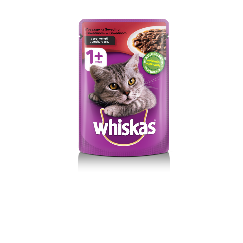 Whiskas Балансиран пауч за котки 100гр