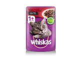 Whiskas Балансиран пауч за котки 100гр