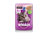 Whiskas Балансиран пауч за котки 100гр