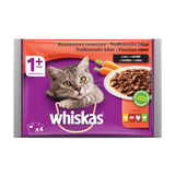 Whiskas Балансиран пауч за котки  4х85 гр